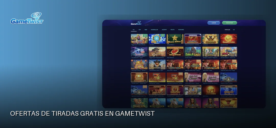 Gametwist promotional banner