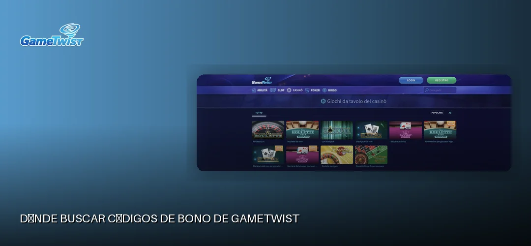 Gametwist promotional banner