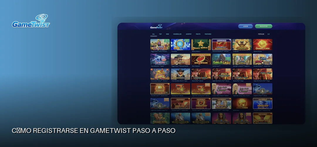 Gametwist promotional banner